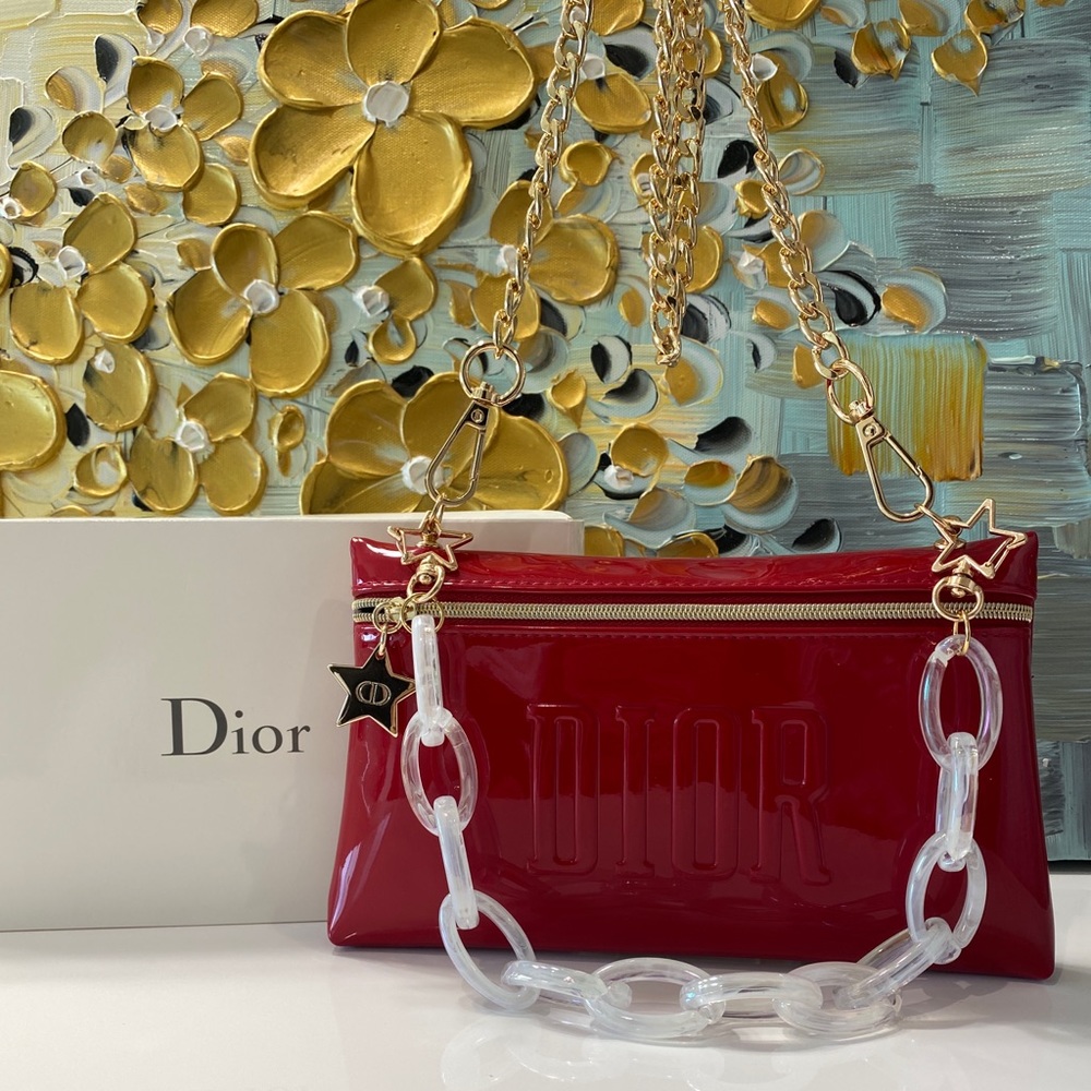 Dior Cosmetic Pouch to Crossbody Bag